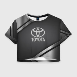 Женская футболка Crop-top 3D Toyota sport