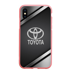 Чехол для iPhone XS Max матовый Toyota sport