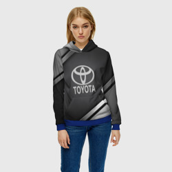 Женская толстовка 3D Toyota sport - фото 2