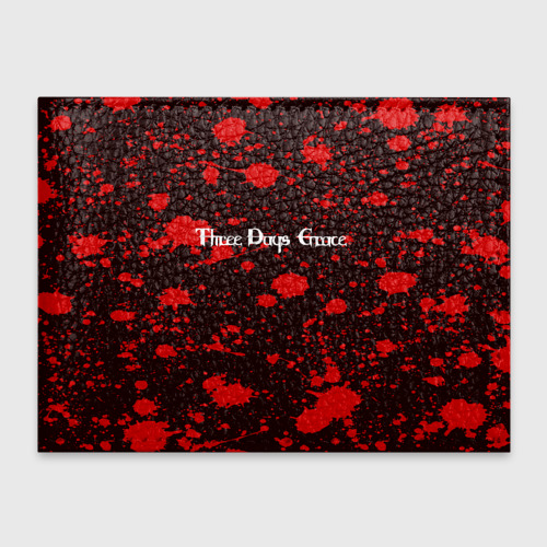 Обложка для студенческого билета Three Days Grace, цвет черный