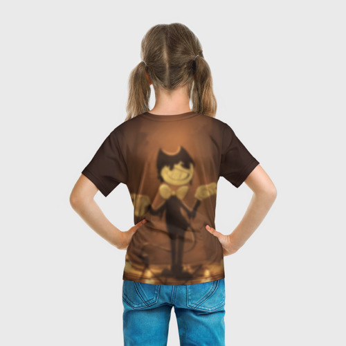 Детская футболка 3D Bendy and the ink machine (17), цвет 3D печать - фото 6