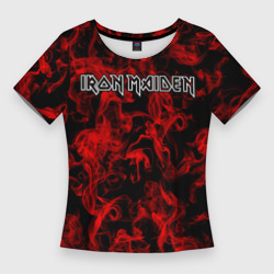 Женская футболка 3D Slim Iron Maiden