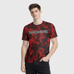 Мужская футболка 3D Iron Maiden - фото 2