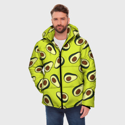 Мужская зимняя куртка 3D Авокадо - фото 2