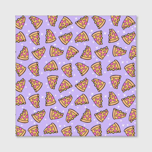 Холст квадратный Пицца Мун, цвет 3D печать - фото 2