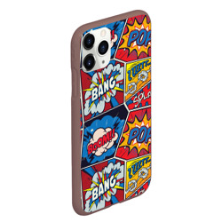 Чехол для iPhone 11 Pro Max матовый Pop art pattern - фото 2