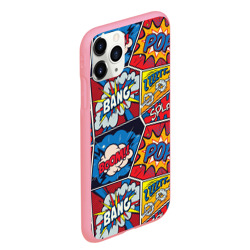 Чехол для iPhone 11 Pro Max матовый Pop art pattern - фото 2