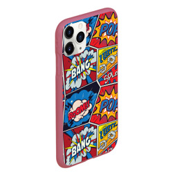 Чехол для iPhone 11 Pro Max матовый Pop art pattern - фото 2