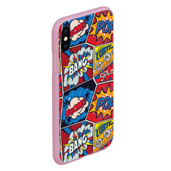 Чехол для iPhone XS Max матовый Pop art pattern - фото 2