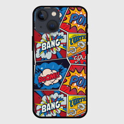 Чехол для iPhone 13 mini Pop art pattern