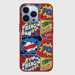 Чехол для iPhone 13 Pro Pop art pattern