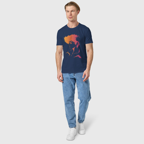 Мужская футболка хлопок Space Cowboy, цвет темно-синий - фото 5