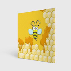 Холст квадратный Пчелка