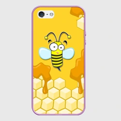 Чехол для iPhone 5/5S матовый Пчелка