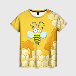 Женская футболка 3D Пчелка