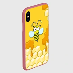Чехол для iPhone XS Max матовый Пчелка - фото 2