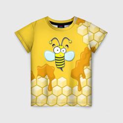 Детская футболка 3D Пчелка
