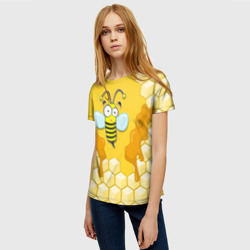 Женская футболка 3D Пчелка - фото 2