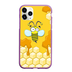 Чехол для iPhone 11 Pro Max матовый Пчелка