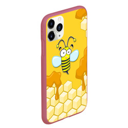 Чехол для iPhone 11 Pro Max матовый Пчелка - фото 2