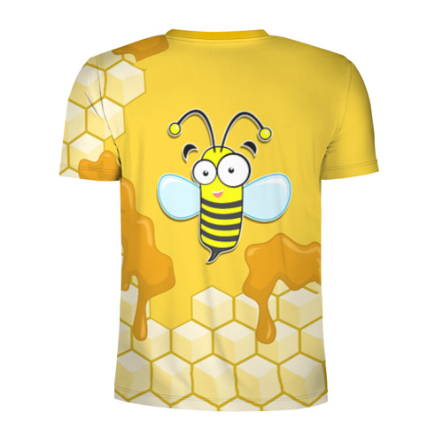Мужская футболка 3D спортивная Пчелка Фото 01