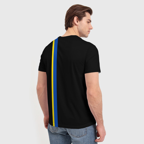 Мужская футболка 3D Герб Мурманска на черном, цвет 3D печать - фото 4