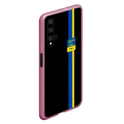 Чехол для Honor 20 Герб Мурманска на черном - фото 2