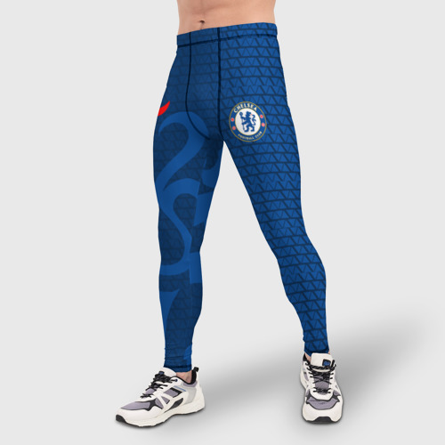 Мужские тайтсы 3D Chelsea sport, цвет 3D печать - фото 3