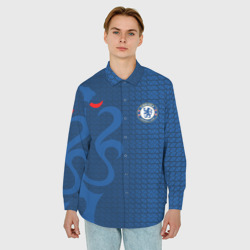 Мужская рубашка oversize 3D Chelsea sport - фото 2