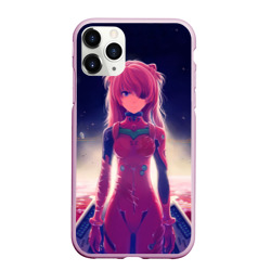 Чехол для iPhone 11 Pro Max матовый Asuka in space. Evangelion