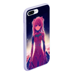 Чехол для iPhone 7Plus/8 Plus матовый Asuka in space. Evangelion - фото 2