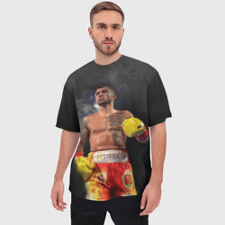 Мужская футболка oversize 3D Vasyl Lomachenko 2 - фото 2