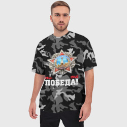 Мужская футболка oversize 3D Победа - орден Победы - фото 2