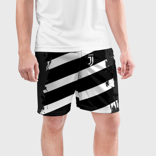 Мужские шорты спортивные JUVENTUS SPORT    , цвет 3D печать - фото 3