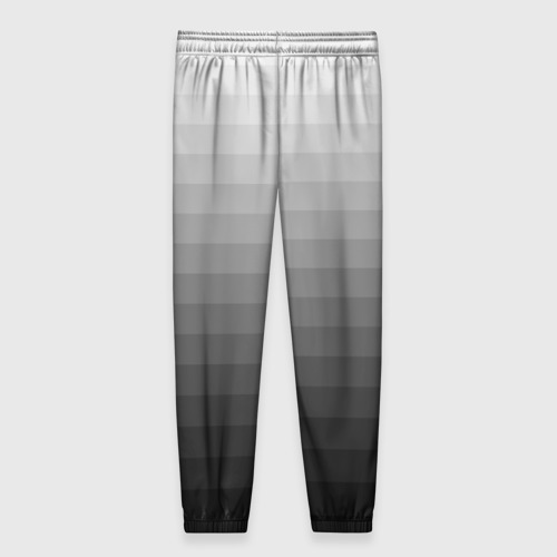Женские брюки 3D Серые полосы, цвет 3D печать - фото 2