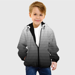 Детская куртка 3D Серые полосы - фото 2
