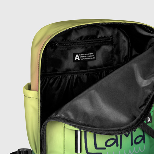 Женский рюкзак 3D с принтом LAMA, фото #5