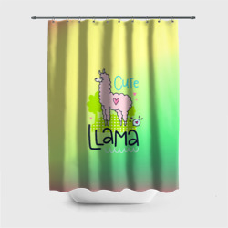 Штора 3D для ванной Lama