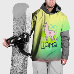 Накидка на куртку 3D Lama