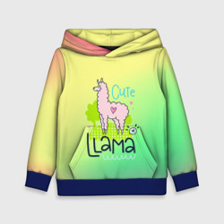 Детская толстовка 3D Lama