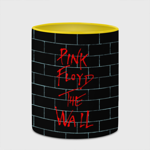 Кружка с полной запечаткой Pink Floyd, цвет белый + желтый - фото 4