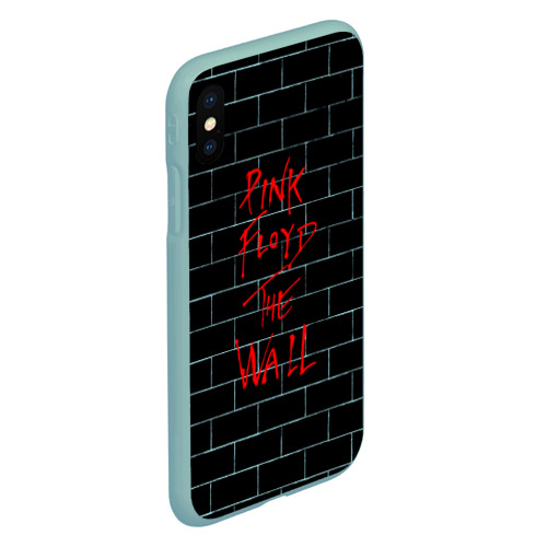 Чехол для iPhone XS Max матовый Pink Floyd, цвет мятный - фото 3