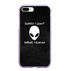 Чехол для iPhone 7Plus/8 Plus матовый Sorry, I Dont Speak Human