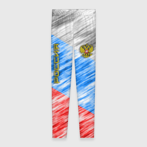 Леггинсы 3D Российский флаг с гербом