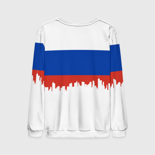 Мужской свитшот 3D Флаг РФ с гербом Екатеринбурга, цвет белый - фото 2