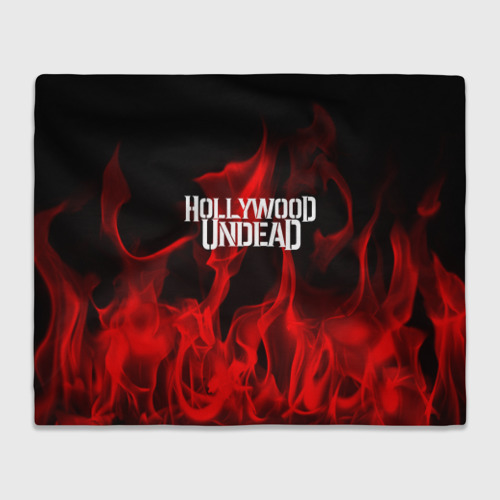 Плед 3D Hollywood Undead, цвет 3D (велсофт)