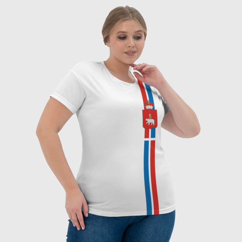 Женская футболка 3D Пермский край - фото 6