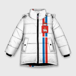 Зимняя куртка для девочек 3D Пермский край