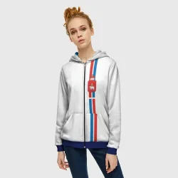 Женская толстовка 3D на молнии Пермский край - фото 2