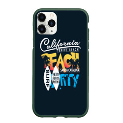 Чехол для iPhone 11 Pro матовый Калифорния